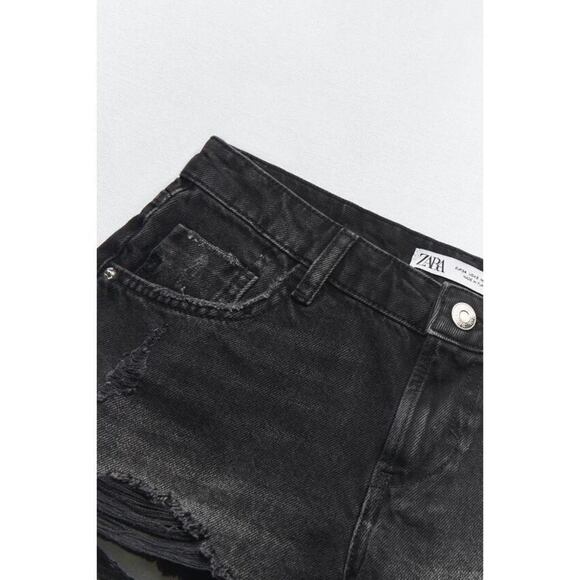 Z1975 LOW RISE RIPPED DENIM SHORTS - Picture 4 of 4